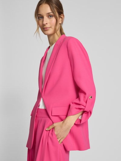 s.Oliver BLACK LABEL Regular Fit Longblazer mit 3/4-Ärmeln Pink 3