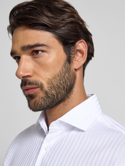 SEIDENSTICKER Koszula biznesowa o kroju slim fit z kołnierzykiem typu kent Biały 3