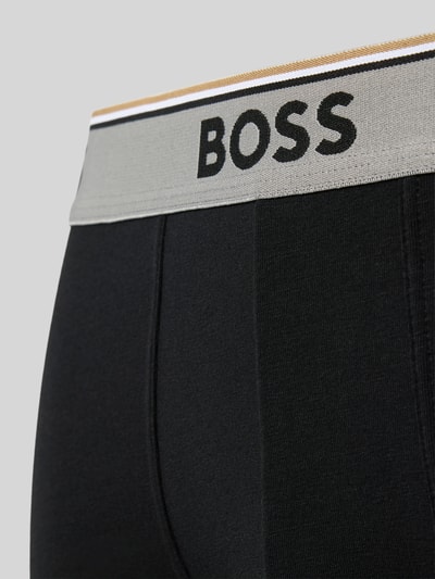 BOSS Regular Fit Trunks aus Baumwoll-Mix im 3er-Pack Black 2