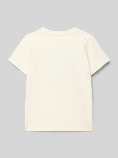Tom Tailor Regular fit T-shirt van puur katoen Offwhite - 3