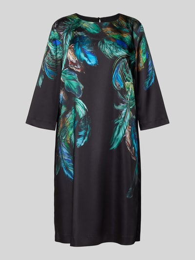 Marc Cain Relaxed Fit Kleid mit Foto-Print Dunkelgruen 2