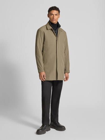 Matinique Płaszcz z krytą listwą guzikową model ‘Philman’ Beżowy 1