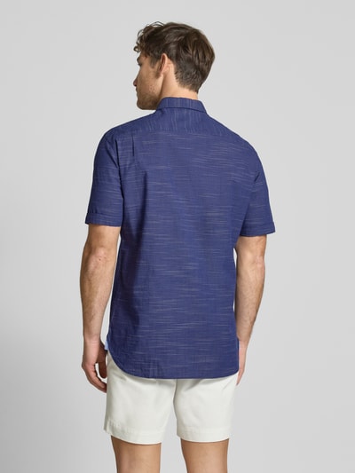 Christian Berg Men Vrijetijdsoverhemd met knoopsluiting Marineblauw - 5