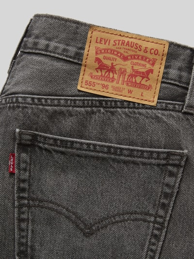 Levi's® relaxed fit jeans van puur katoen Zwart - 3