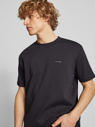 Calvin Klein Jeans T-Shirt mit Label-Patch Anthrazit 3