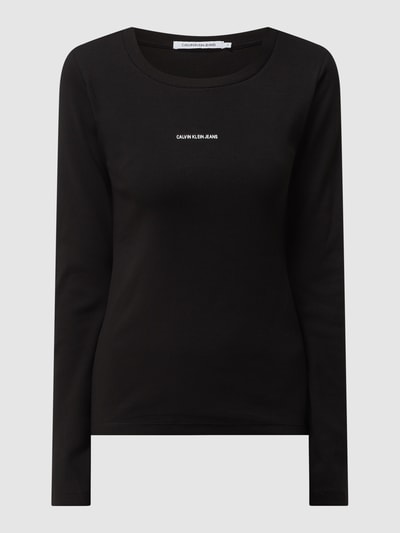 Calvin Klein Jeans Longsleeve mit Logo Black 2