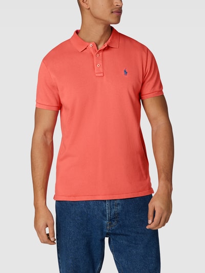 Polo Ralph Lauren Poloshirt mit Label-Stitching Rot 4
