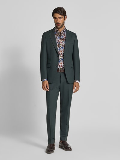 OLYMP SIGNATURE SLIM FIT Koszula biznesowa o kroju slim fit z kołnierzykiem typu kent model ‘Savio’ Biały 1