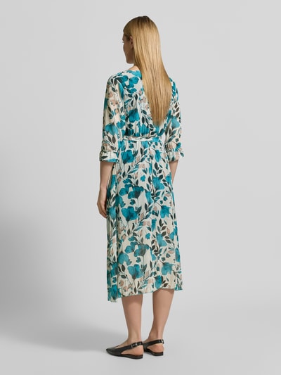 ZABAIONE Midikleid in Wickel-Optik Modell 'Mo44moo' Tuerkis 5