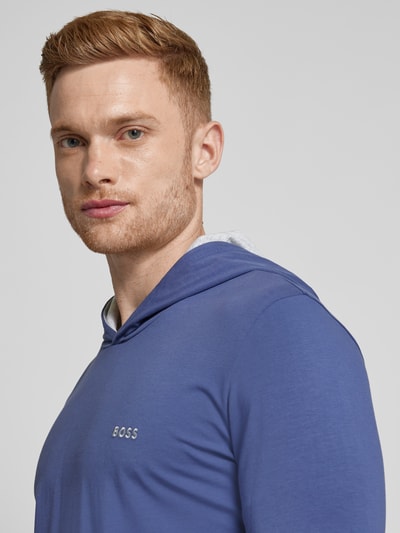 BOSS Longsleeve mit Kapuze Jeansblau 3