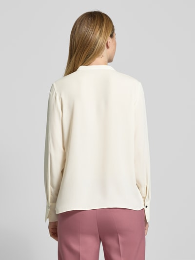 comma Regular Fit Bluse mit Volants Modell 'PROTECT' Offwhite 5