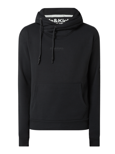 ALIFE & Kickin Hoodie mit Logo Modell 'Johnson' Black 2