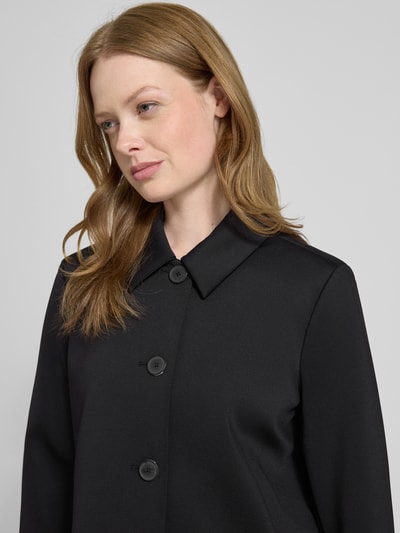 comma Regular fit blazer met steekzakken Zwart - 3