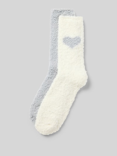 Tamaris Socken mit Herzdetail im 2er-Pack Mittelgrau 1