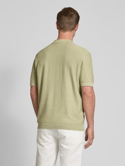 Casual Friday Relaxed Fit Poloshirt mit Strukturmuster Modell 'EDWARD' Lind 5