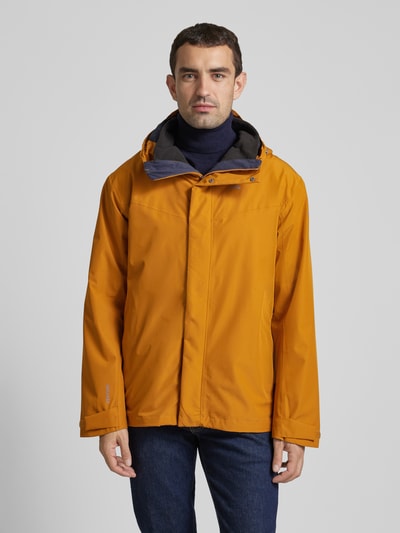 Schöffel Softshell-jack met labelprint, model 'OKERE' Geel - 4