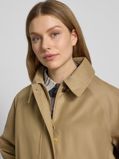 Barbour Regular fit lange jas van katoenmix, model 'SADIE' Zand - 3
