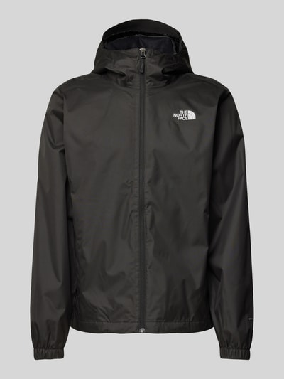 The North Face Windbreaker met labelprint, model 'QUEST' Zwart - 2