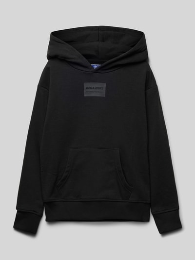 Jack & Jones Hoodie mit Label-Patch Modell 'HAKKAI' Black 1