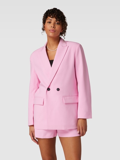 Review Blazer mit Reverskragen Pink 4