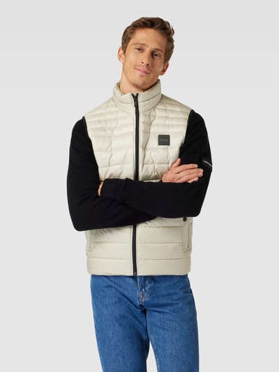 BOSS Orange Bodywarmer met labelpatch, model 'Odeno' Beige - 4