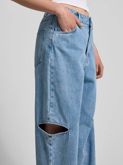 Karo Kauer Baggy fit jeans in 5-pocketmodel Jeansblauw - 3