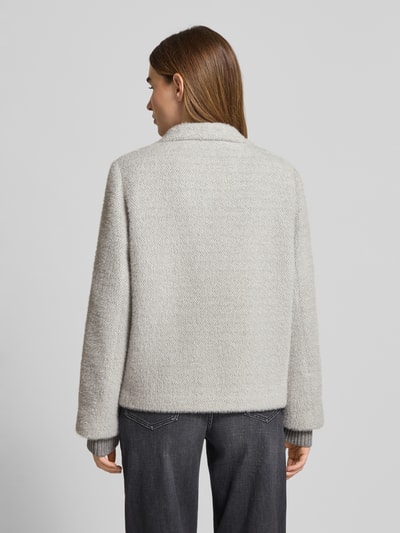 COMMA Jacke mit Kunstfell Hellgrau 5