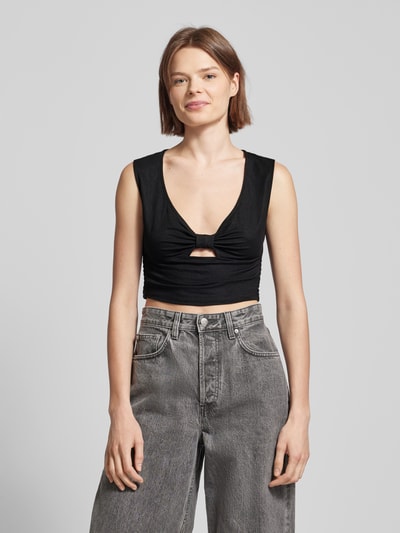 Only Crop Top mit Cut Out Modell 'JANY' Black 4