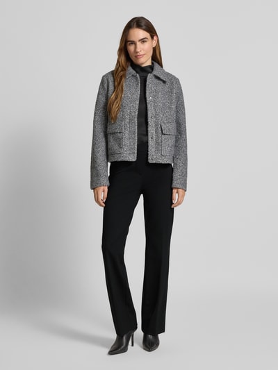 STEHMANN Spodnie materiałowe z kieszeniami z tyłu model ‘Editta’ Czarny 1