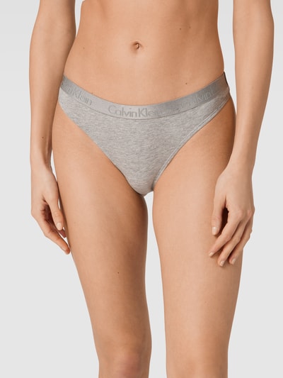 Calvin Klein Underwear Stringi w zestawie 3 szt. model ‘CAROUSEL PANTY TABLE’ Niebieski 3