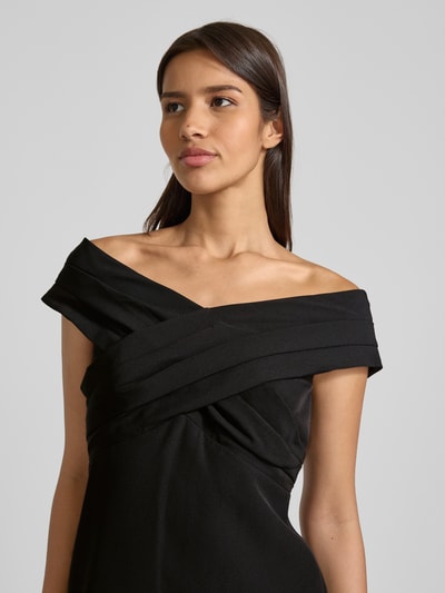 Lauren Ralph Lauren Cocktailjurk met carmenhals, model 'IRENE' Zwart - 3