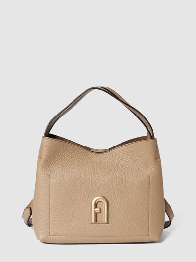 FURLA Handtasche mit Label-Detail Modell 'PRIMULA' Taupe 2