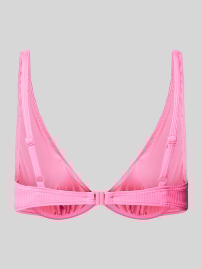 VENICE BEACH Bikini-Oberteil in Ripp-Optik Modell 'Lucky' Pink 3