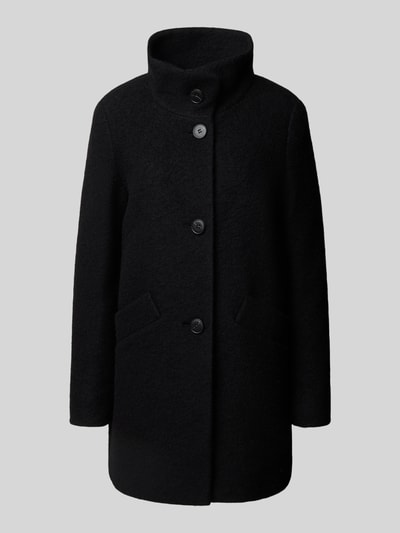 Fuchs Schmitt Lange jas met opstaande kraag en steekzakken Zwart - 2