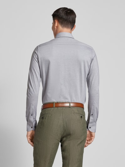 Profuomo Slim fit zakelijk overhemd met haaikraag Lichtgroen - 5