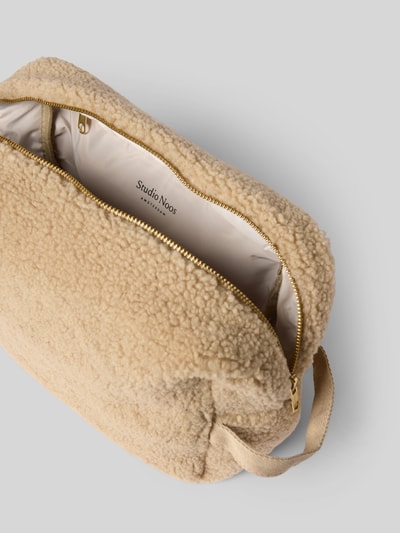 STUDIO NOOS Kosmetiktasche mit Teddyfell Ecru 3