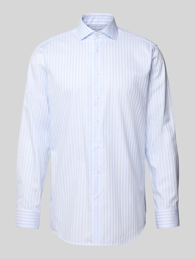 SEIDENSTICKER REGULAR FIT Regular fit zakelijk overhemd van katoen met kentkraag Bleu - 2