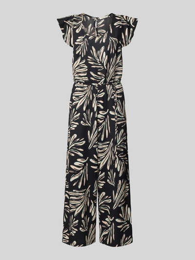 Tom Tailor Denim Relaxed fit jumpsuit met structuurmotief Beige - 2