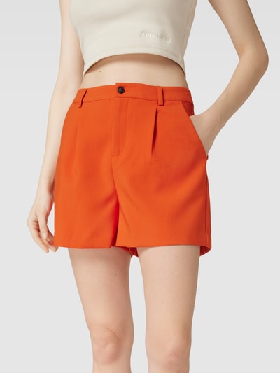 Review Shorts mit Bundfalten Dunkelorange 3