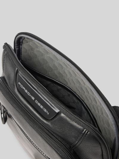 Porsche Design Torebka na ramię skórzana z detalem z logo  5