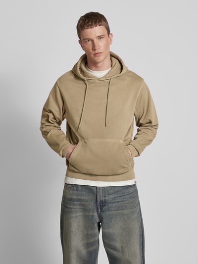 Jack & Jones Hoodie mit Känguru-Tasche Modell 'CHARGE FADED' Beige 4