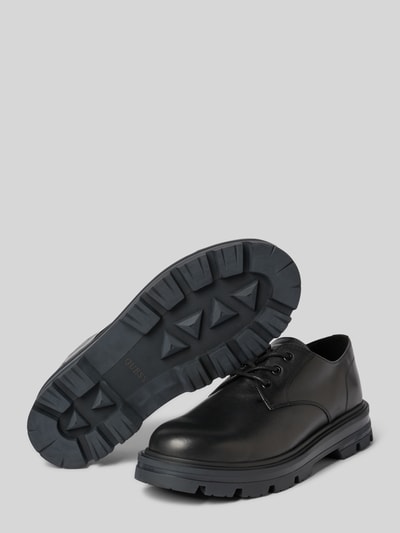 Guess Buty sznurowane ze skóry model ‘GARNI’ Czarny 4