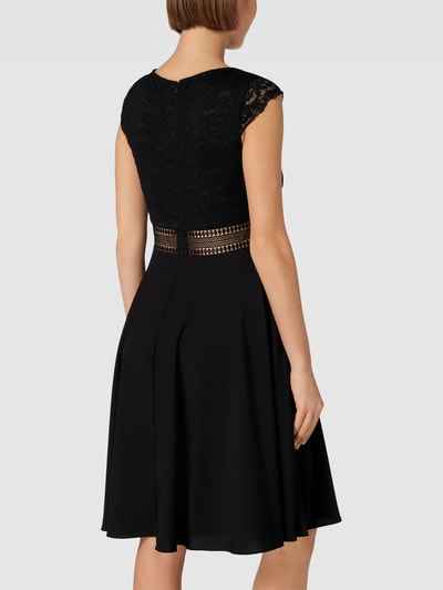 V.M. Cocktailkleid mit Spitzenbesatz Black 5