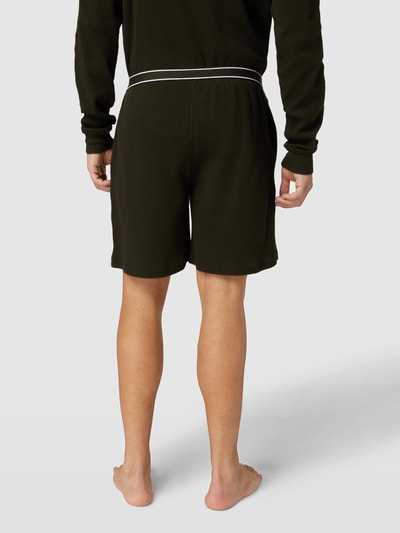 Tommy Jeans Sweatshorts met wafelstructuur Donkergroen - 5