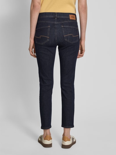 Angels Skinny fit jeans in 5-pocketmodel, model 'Ornella' Donkerblauw - 5