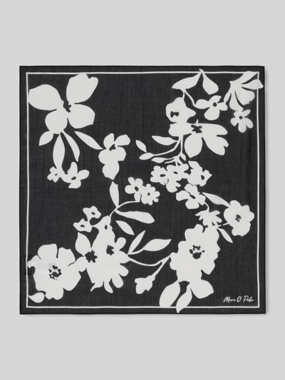 Marc O'Polo Tuch aus reiner Baumwolle mit Label-Schriftzug Black 3
