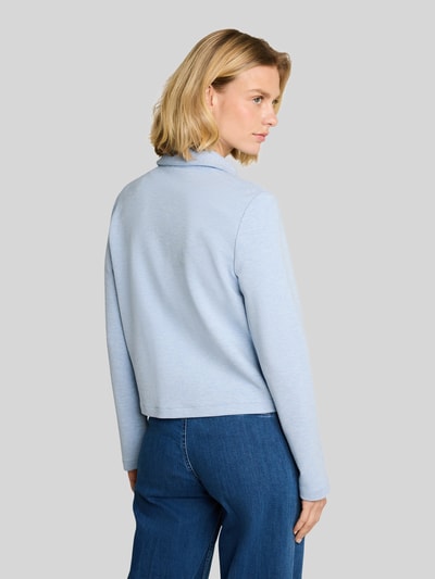 Tom Tailor Regular Fit Kurzblazer aus Baumwoll-Mix  Hellblau 5
