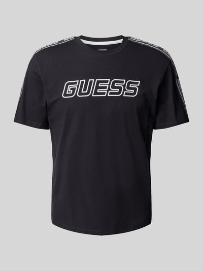 Guess Activewear T-Shirt mit Label-Detail Black 2