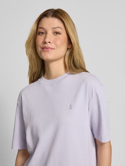 Armedangels Loose fit T-shirt van puur katoen Lila - 3