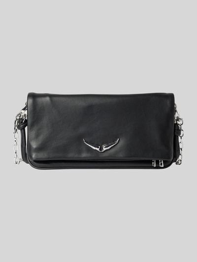 Zadig & Voltaire Lederhandtasche mit Applikation Modell 'ROCK ETERNAL' Black 1